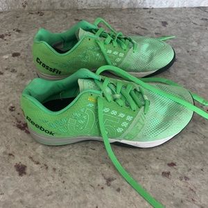 Green Reebok CrossFit Shoes